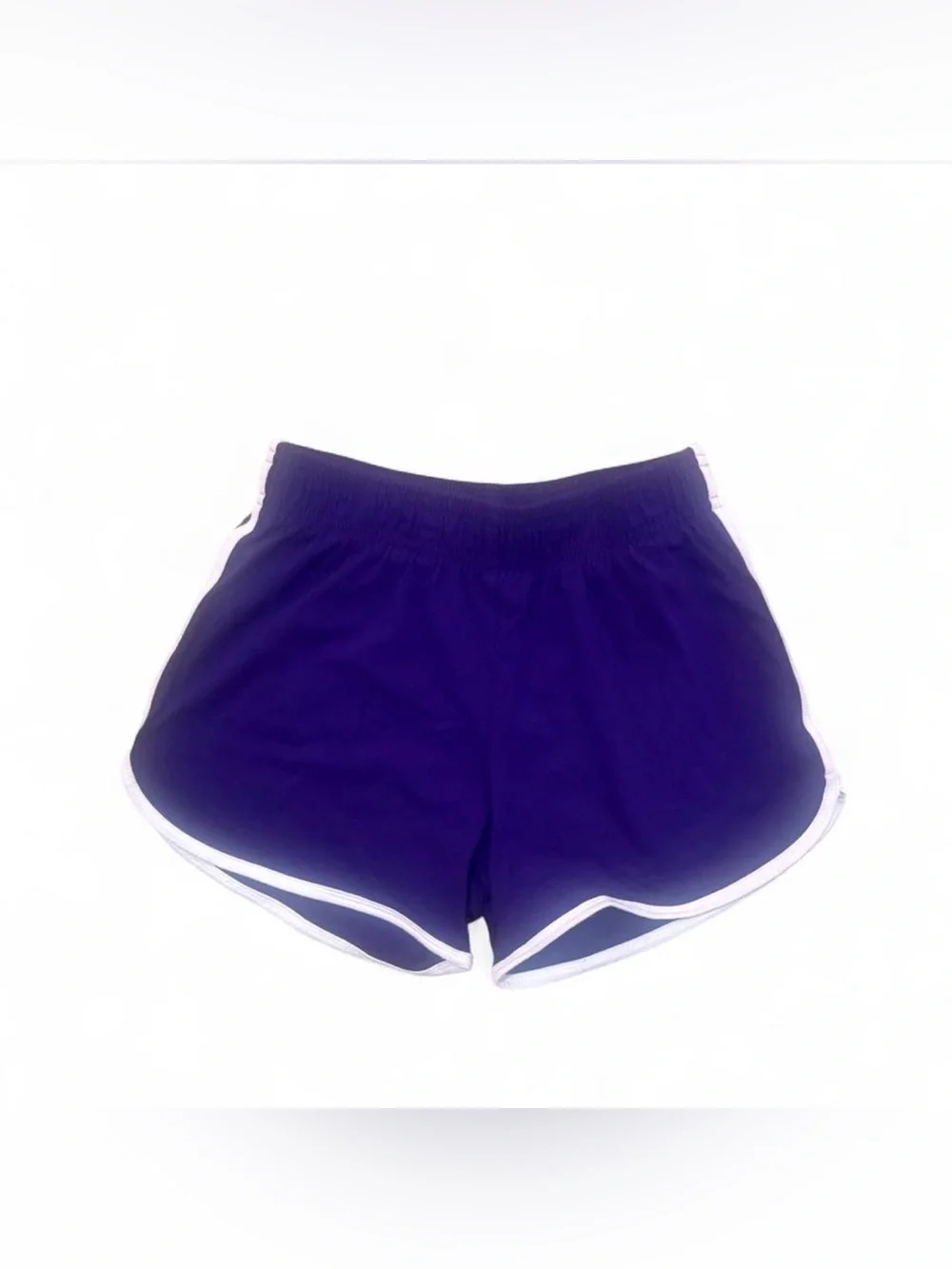 🩷$3 BUNDLED- bcg Purple Running Shorts with White Trim
